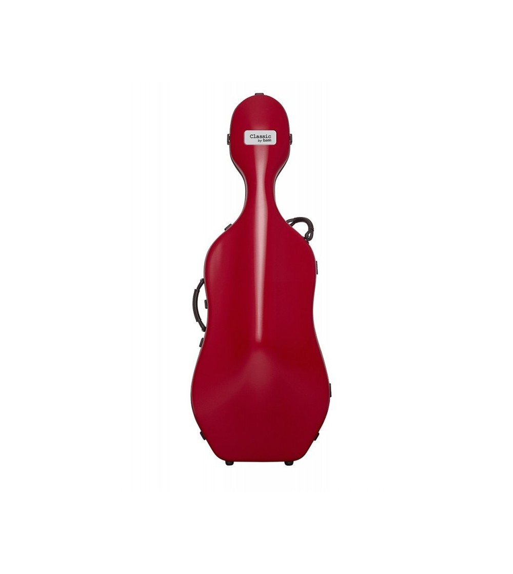 Estuche cello Bam 1001SW Classic con ruedas Rojo 4/4
