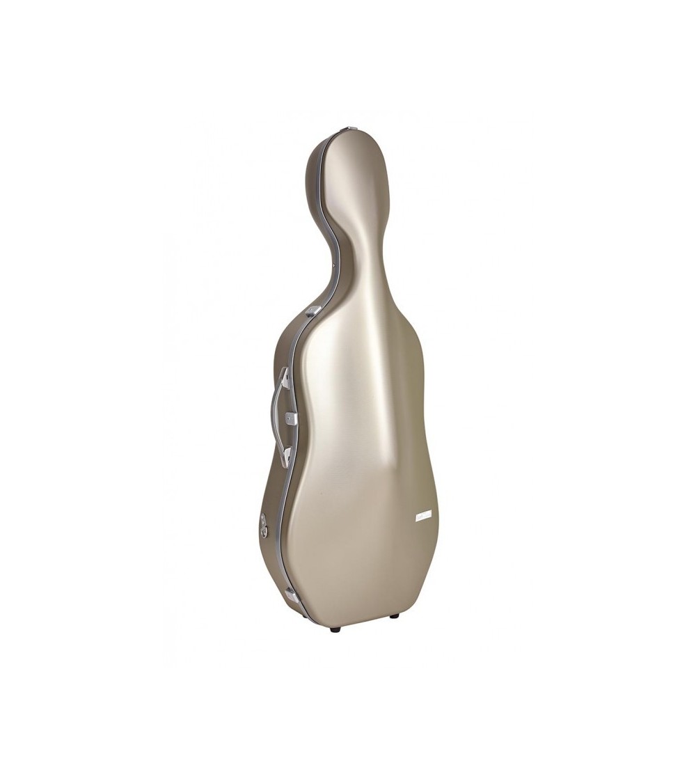 Estuche cello Bam SUP1005XL Slim 2.9 Suprême Hightech Champagne/Plata 4/4