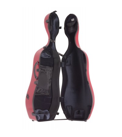 Estuche cello Bam 1001SW Classic con ruedas Rojo 4/4