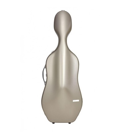 Estuche cello Bam SUP1005XL Slim 2.9 Suprême Hightech Champagne/Plata 4/4