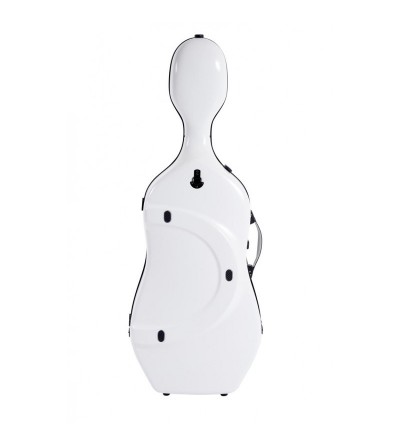 Estuche cello Bam SUP1005XLW Slim 2.9 Ice Suprême Hightech Blanco/Negro 4/4