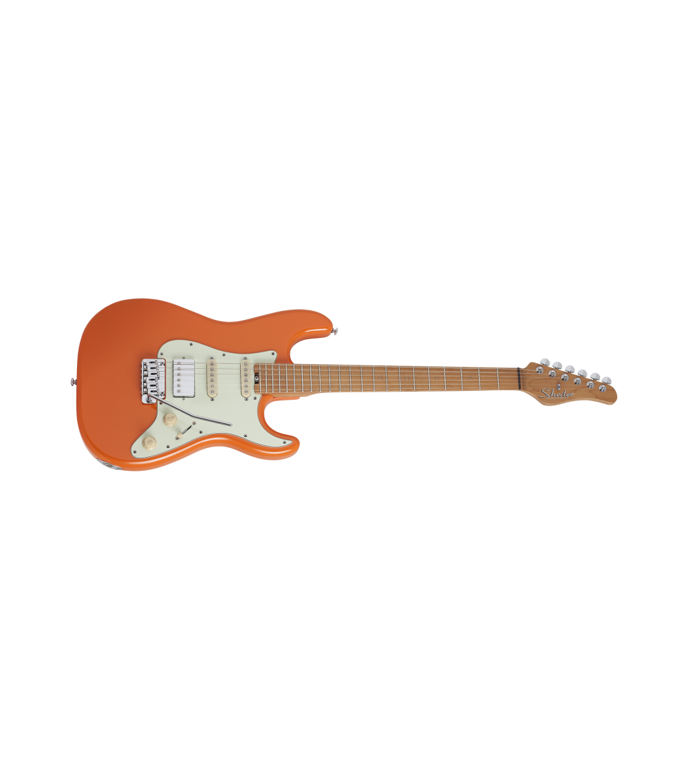 SCHECTER Guitarra eléctrica st NICK JOHNSTON TRAD HSS A. ORANGE