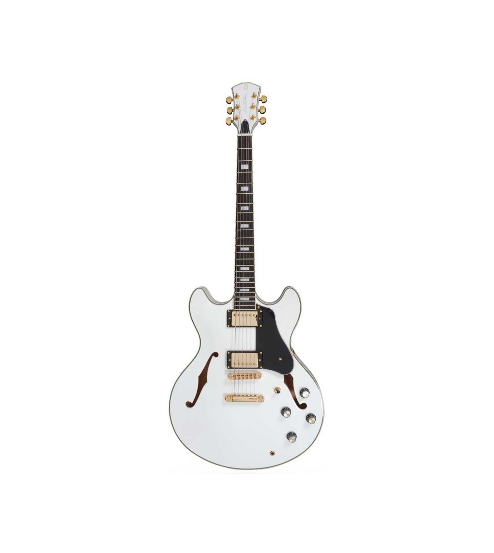 SIRE GUITARS Guitarra de cuerpo semi-hueco H7 WH WHITE