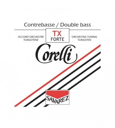 Corelli Solista tungsteno 360TX Forte 4/4 Set de cuerdas contrabajo