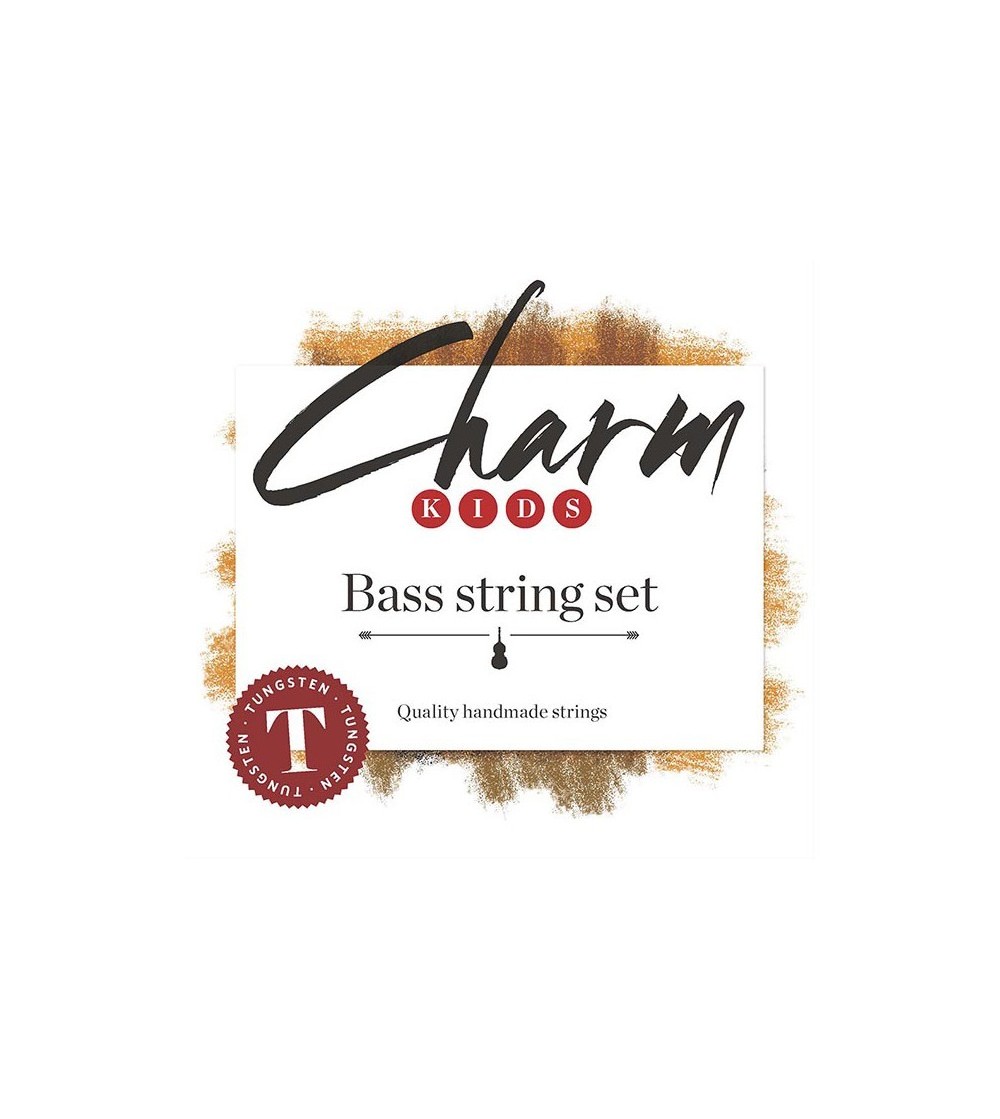 For-Tune Charm Kids  Orchestra tungsteno Medium 1/2 Set de cuerdas contrabajo