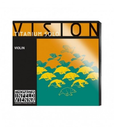 Thomastik Vision Titanium Solo VIT100 Bola Medium 4/4 Set de cuerdas violín