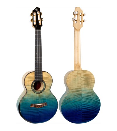 Ukelele Tenor Flight A10FM Anniversary Series Faded Blue