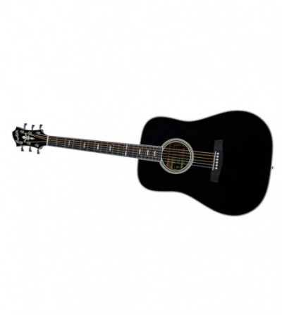 HAGSTROM Guitarra acustica para zurdos SILJAN II DREADNOUGHT BK LH