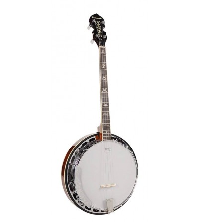 Richwood RMB-904 tenor banjo 4-string, aluminium rim + tone ring, ebony fingerboard, 24 brackets