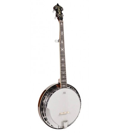 Richwood RMB-905 bluegrass banjo 5-string, aluminium rim + tone ring, ebony fingerboard, 24 brackets
