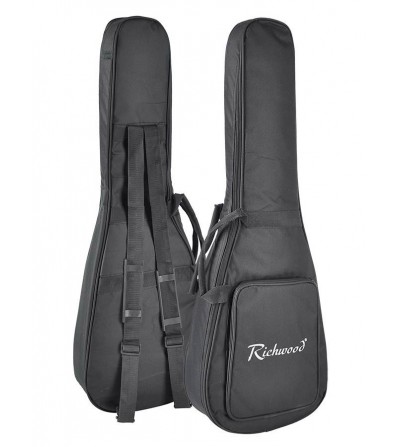 Richwood RTB-80 acoustic travel bass 620mm scale, solid top, die cast machine heads, Fishman Presys EQ, with bag