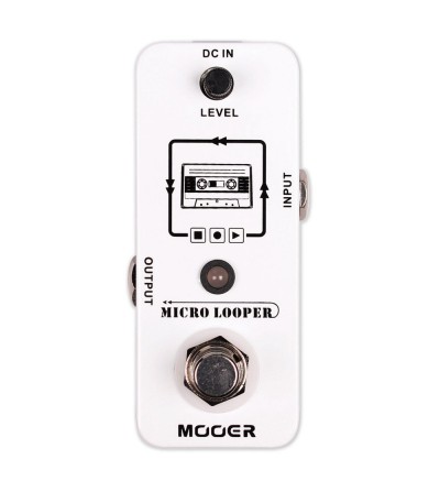 MOOER Pedal de fraseo/looping MICRO LOOPER RECORDING