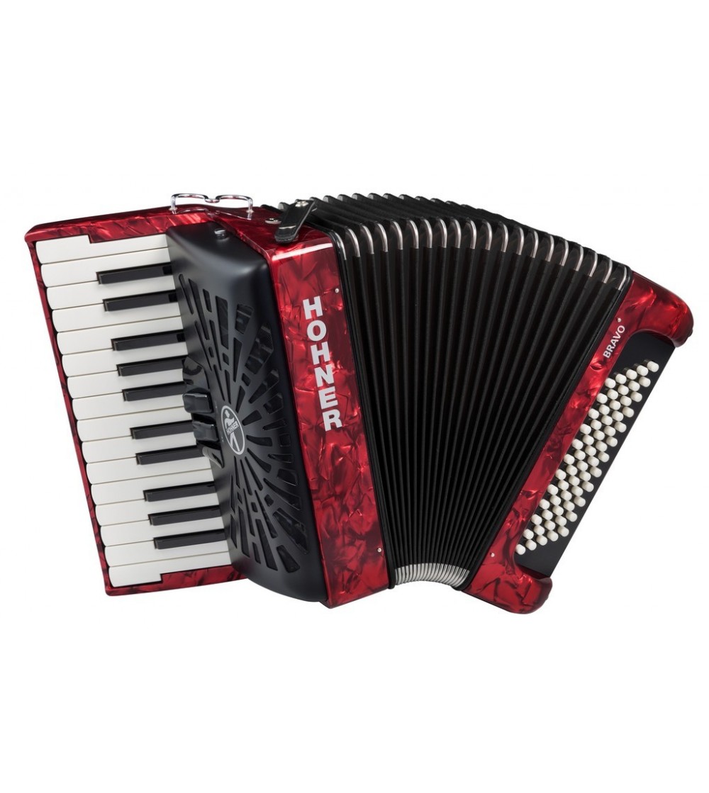 HOHNER BRAVO II 60 ROJO A16972 SILENTKEY