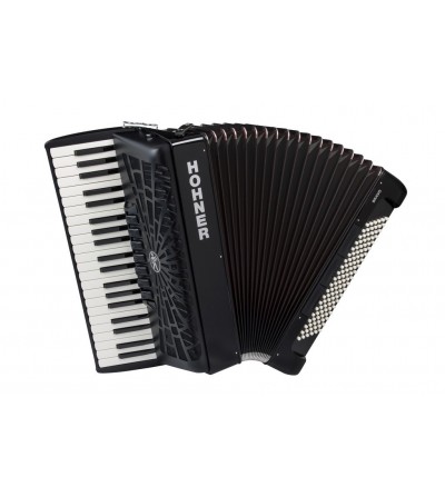 HOHNER Acordeon de piano cromatico BRAVO III 120 NEGRO A16822 SILENTKEY