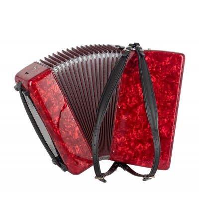 ACORDEÓN ESTRELLA 37/96 ROJO E96RD