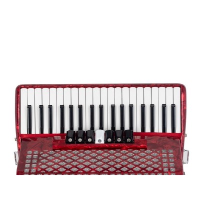 ACORDEÓN ESTRELLA 37/96 ROJO E96RD