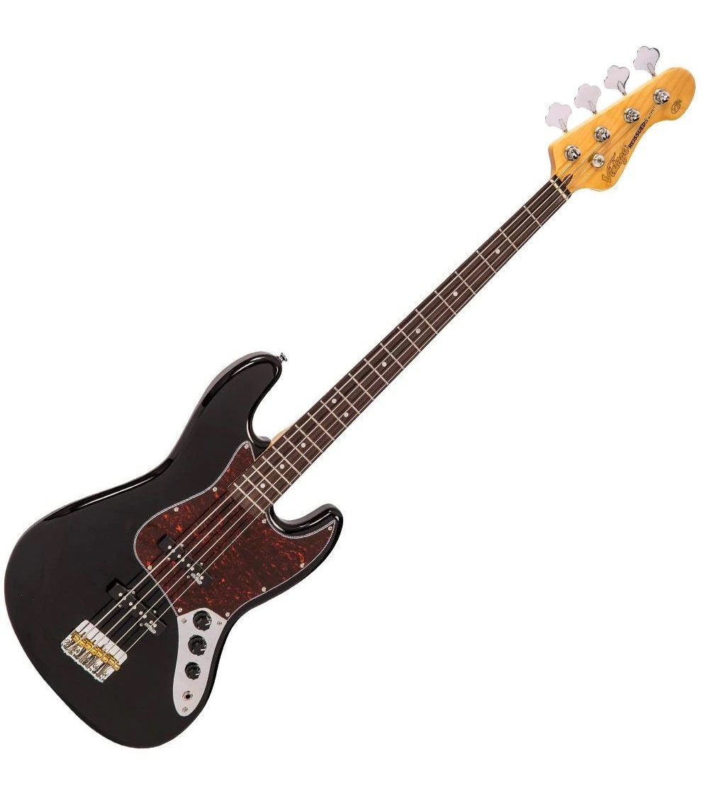 Vintage VJ74 ReIssued Bass ~ Gloss Black