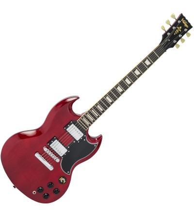 Vintage VS6 ReIssued Electric Guitar ~ Cherry Red