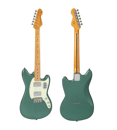 Vintage VRCT55MG REVO Series Colt HH Twin Hardtail Metallic Sherwood Green