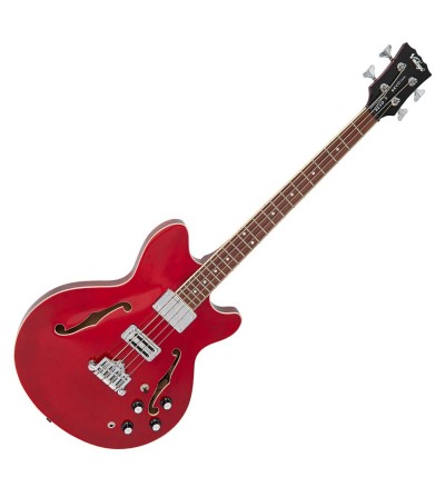 Vintage VRS450CR REVO Series Supreme Semi-Acoustic Cherry Red