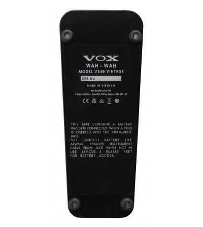 VOX Pedal de wah-wah V846 VINTAGE