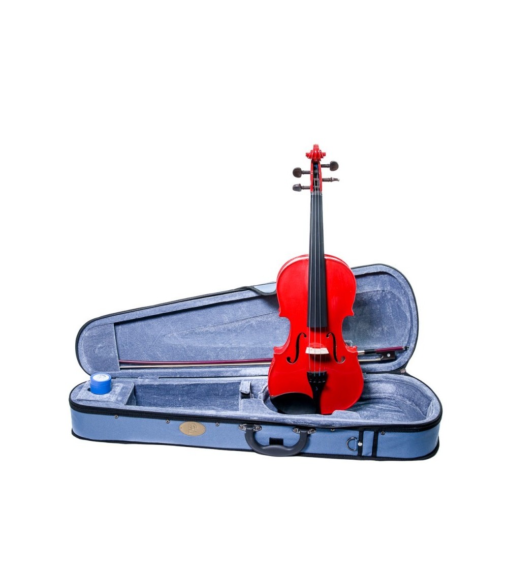 Violín Stentor Harlequín 4/4 rojo