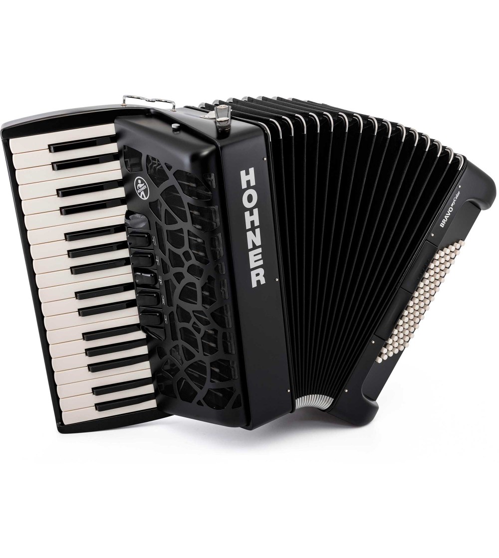 HOHNER Acordeon de piano cromatico BRAVO MYCOLOR III 72 NIGHT (RAL 9005)