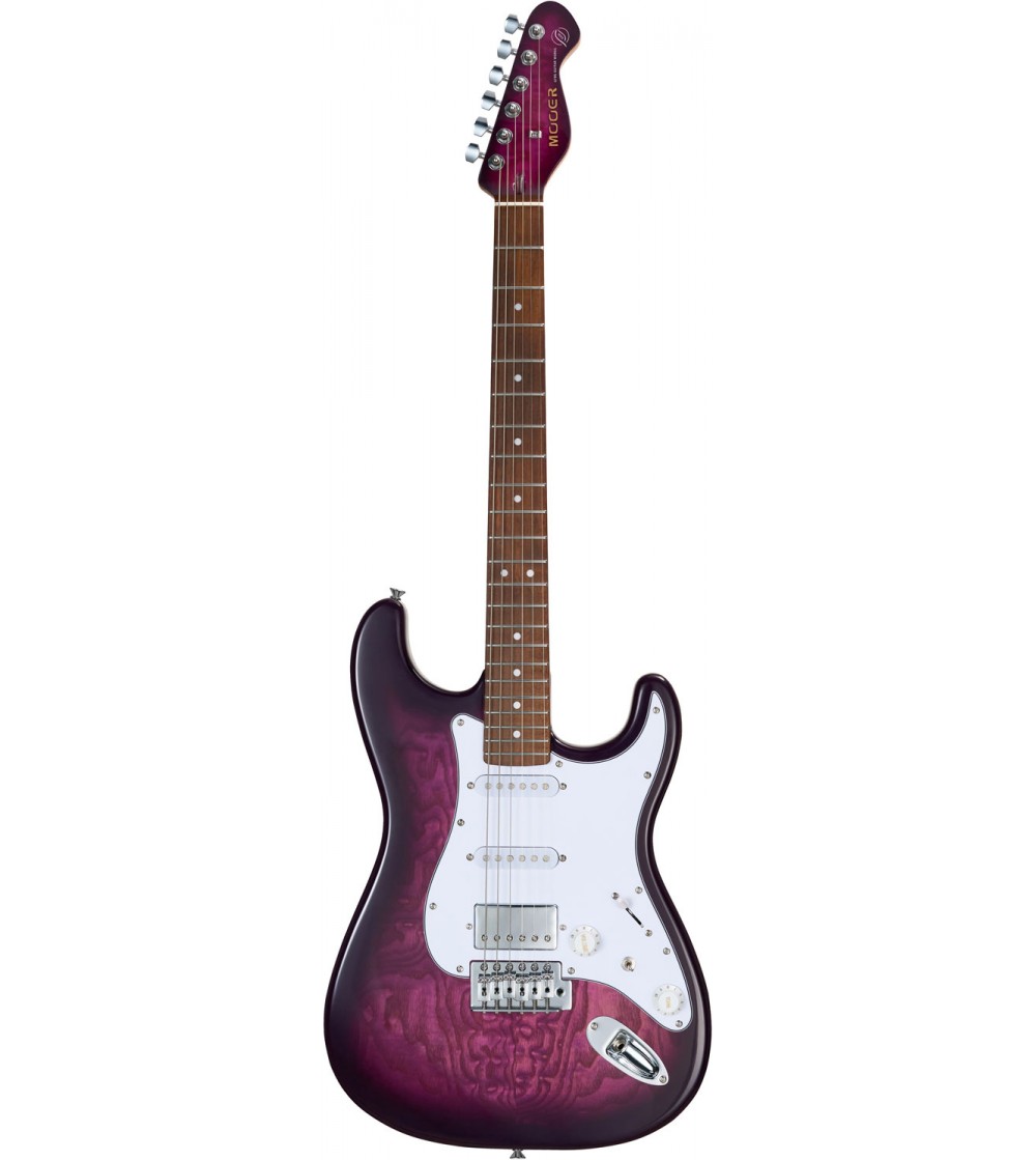 MOOER Guitarra electrica con usb/midi integrado MSC20 PRO PRUNE PURPLE
