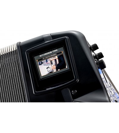 KORG Acordeon de piano cromatico FISA SUPREMA, PIANO, METALLIC BLACK