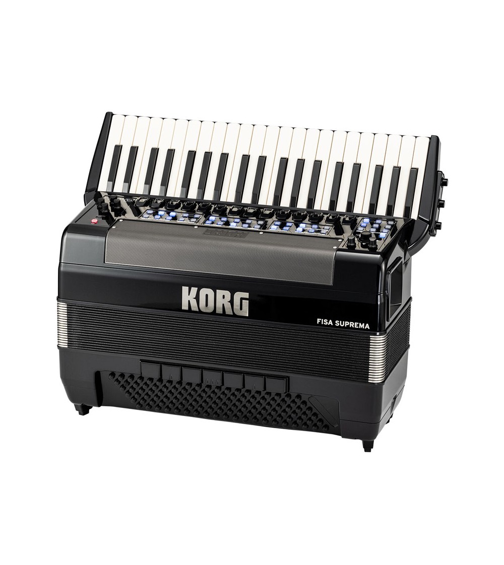 KORG Acordeon de piano cromatico FISA SUPREMA, PIANO, METALLIC BLACK
