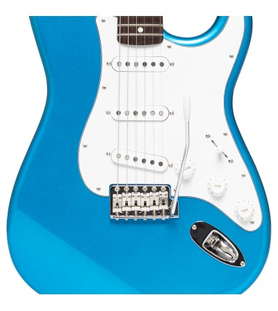 Tokai TST95 LPB/R. Vintage solid body electric guitar, rosewood fingerboard, Lake Placid Blue finish + case
