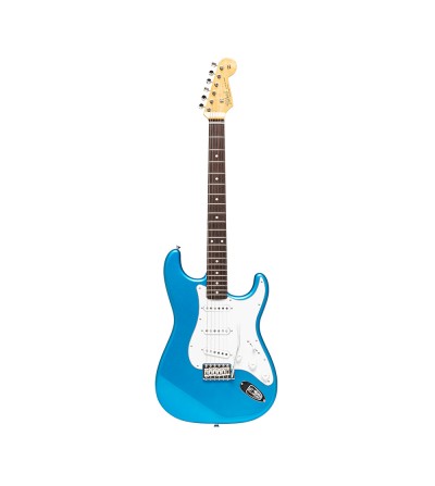 Tokai TST95 LPB/R. Vintage solid body electric guitar, rosewood fingerboard, Lake Placid Blue finish + case