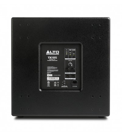 ALTO TX18S
Subgrave autoamplificado de 18", 900W, con DSP ALTO TX18S
Subgrave autoamplificado de 18", 900W, con DSP