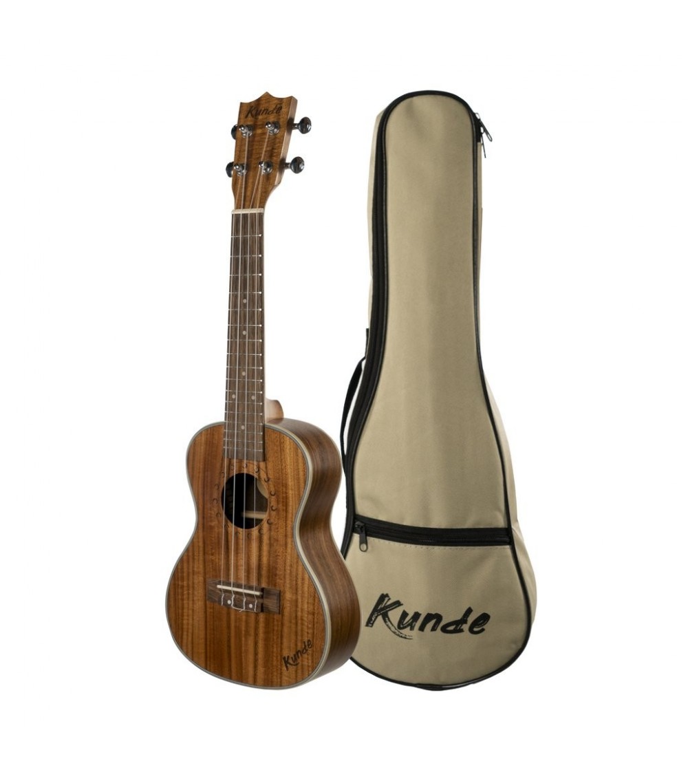 Kunde Moon 26. Ukelele tenor con funda