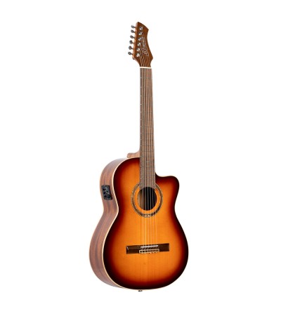 ORTEGA Guitarra clásica electrificada 4/4 RCE238SN-FT